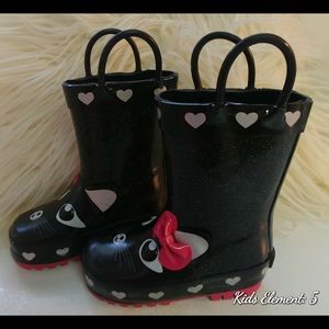 Little girls rain boots